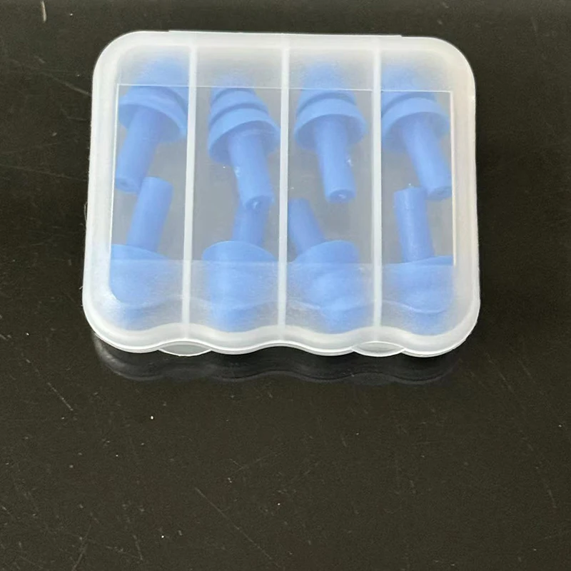 100MOQ Silicone Earplug Noise Reduction Ear Hearing Protection Reusable Ear Plugs Anti noise For Swimming sleeping Industrial