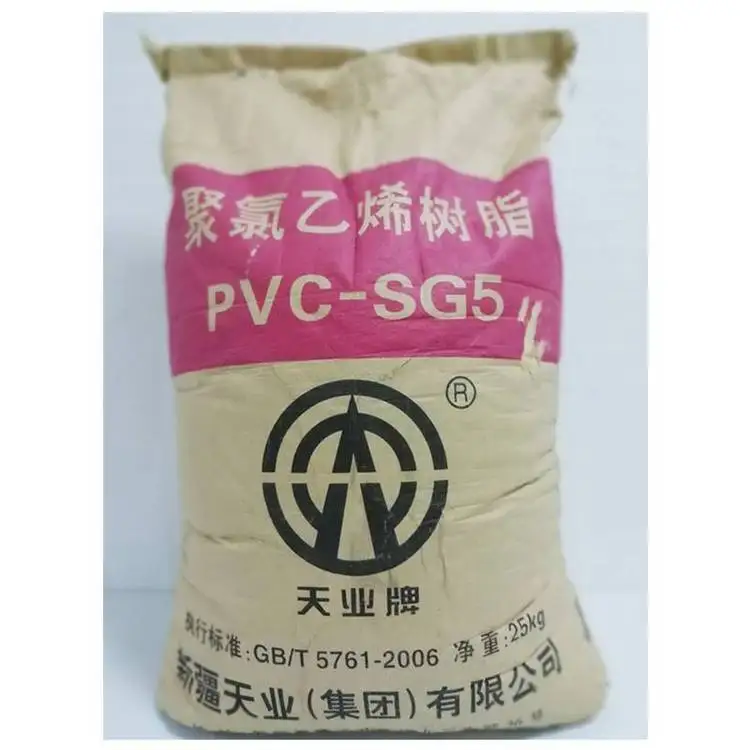 Wholesale PVC resin grade  SG5 PVC granules from China