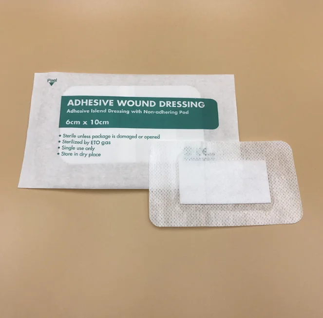 Medical waterproof wound adhesive plaster dressing