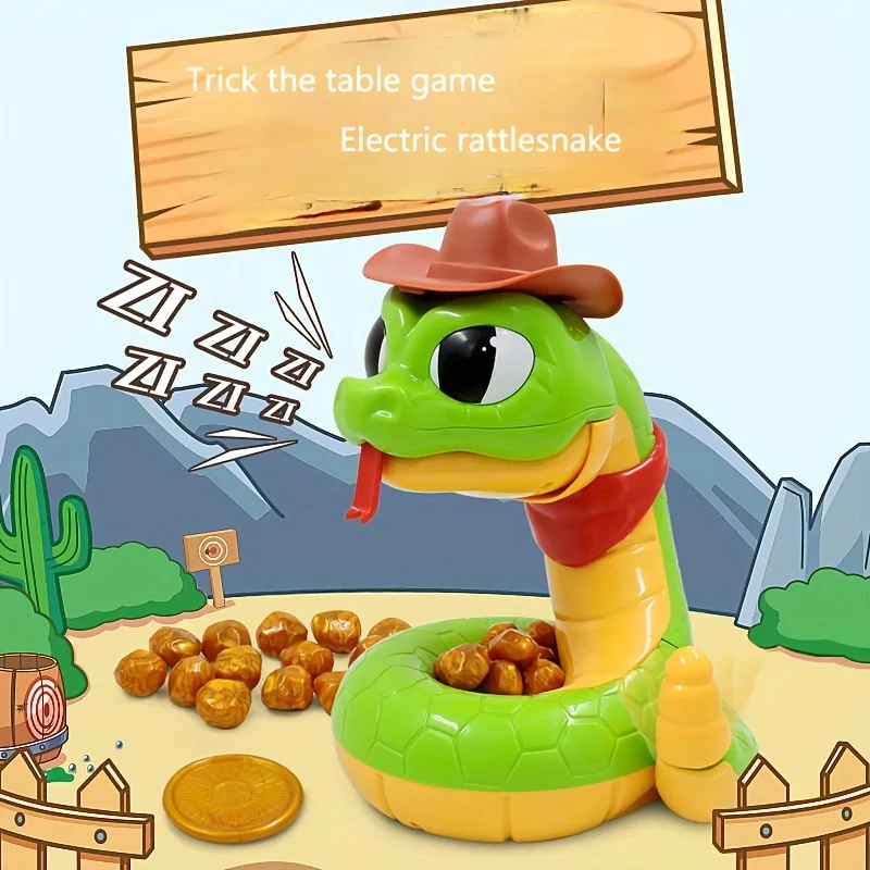 Hot Selling Watch Out For Money Snakes Game Multiplayer Party Toy Parent-Child Interactive Prank Bite Hand Desktop