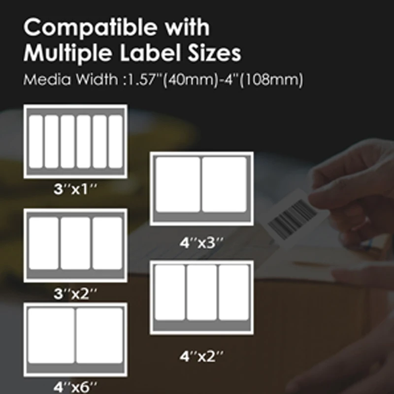 UPS DHL Air waybill thermal barcode printer free application for mobile phone sticker thermal printer for computer