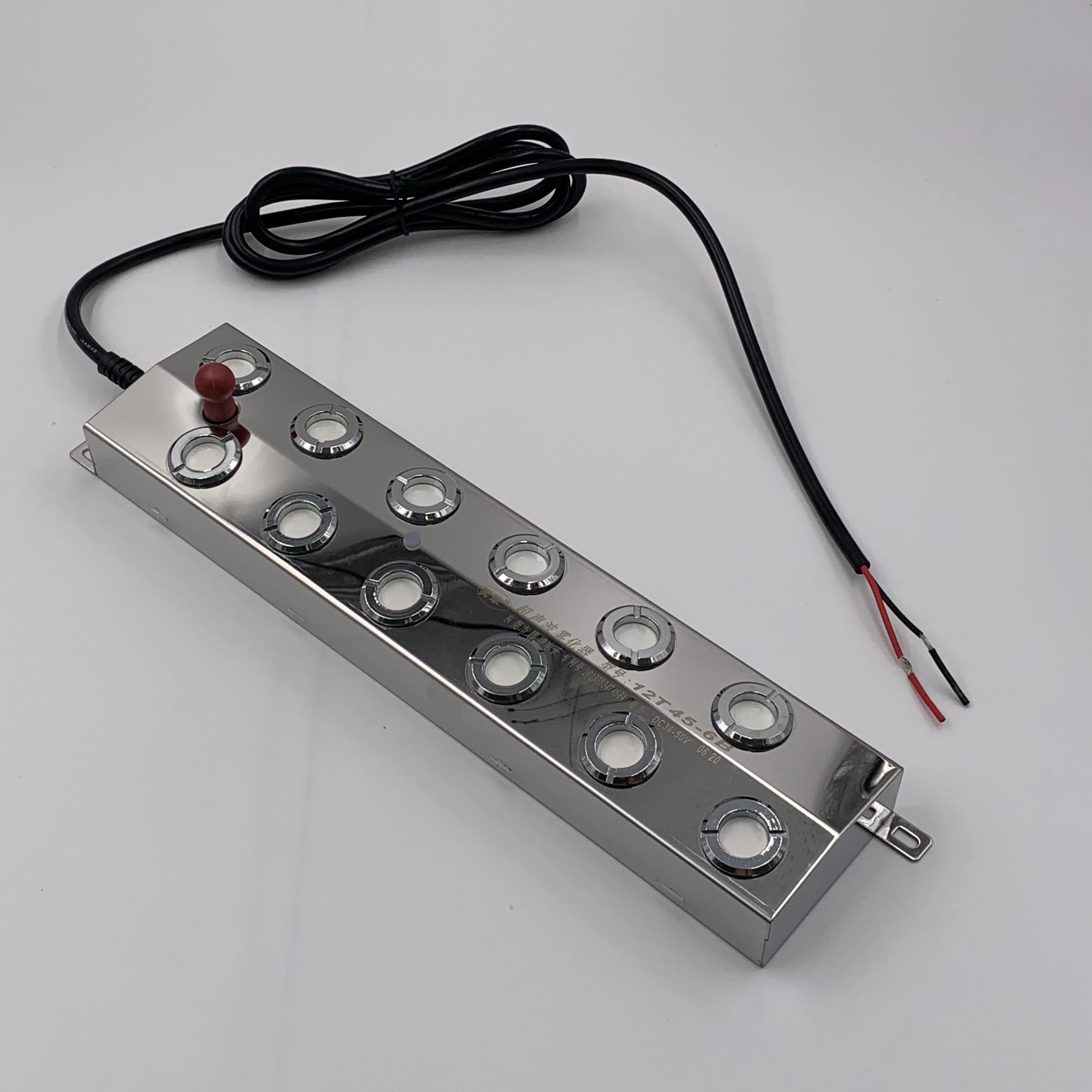 Hotsale 36~48V 9 L/Hr Ultrasonic Atomizer Ultrasonic Mist Maker 12 Head Fogger Fog Machine For Humidifier Air Disinfection