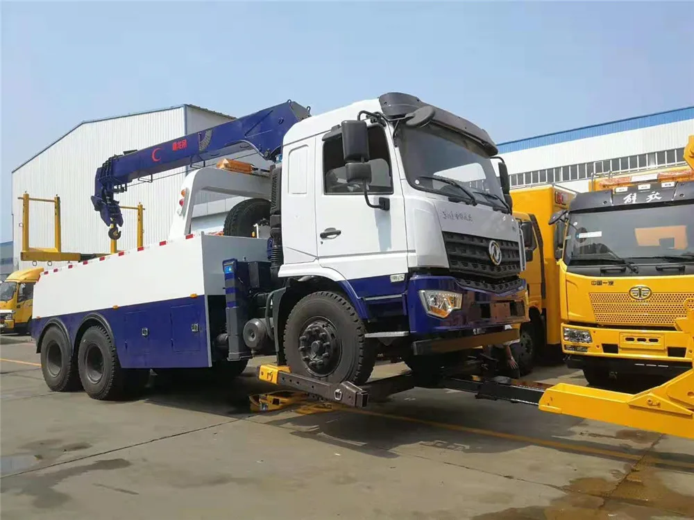 new Dongfeng kinrun 10 wheel full rotation 20T accident vehicle recovery truck