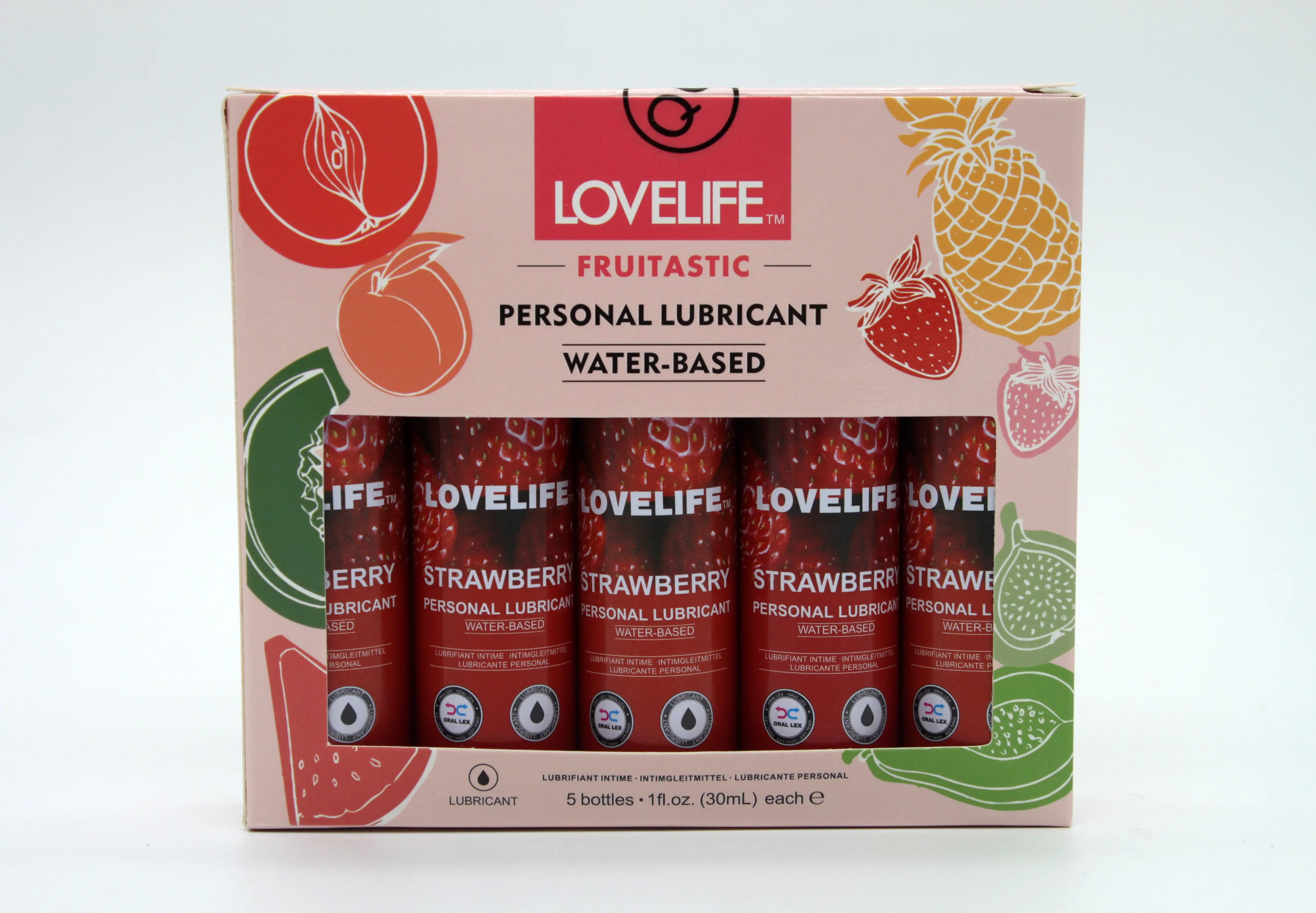 30ml Strawberry Flavor Vagina Water Based Personal Lube Lubricant Gel For men women