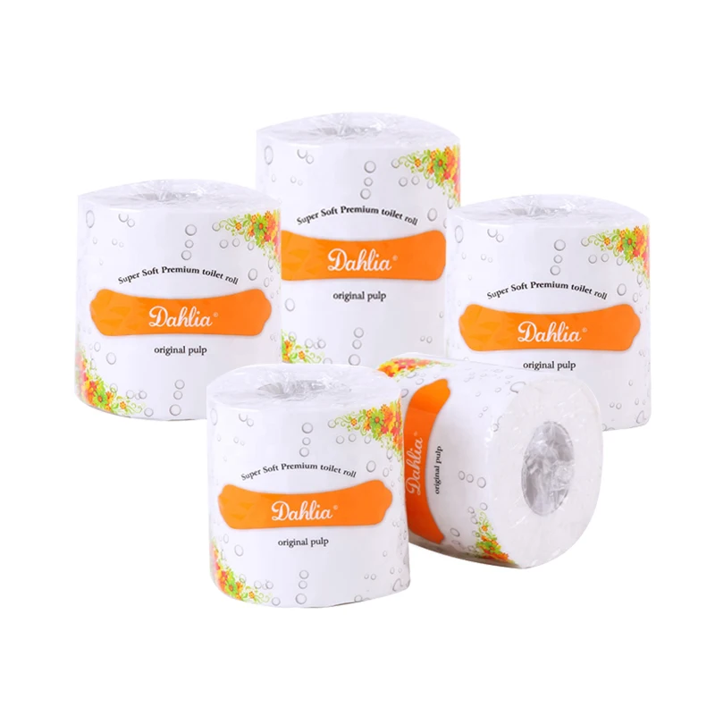 organic pure wood pulp toilet tissue OEM toilet paper bathroom tissue high quality