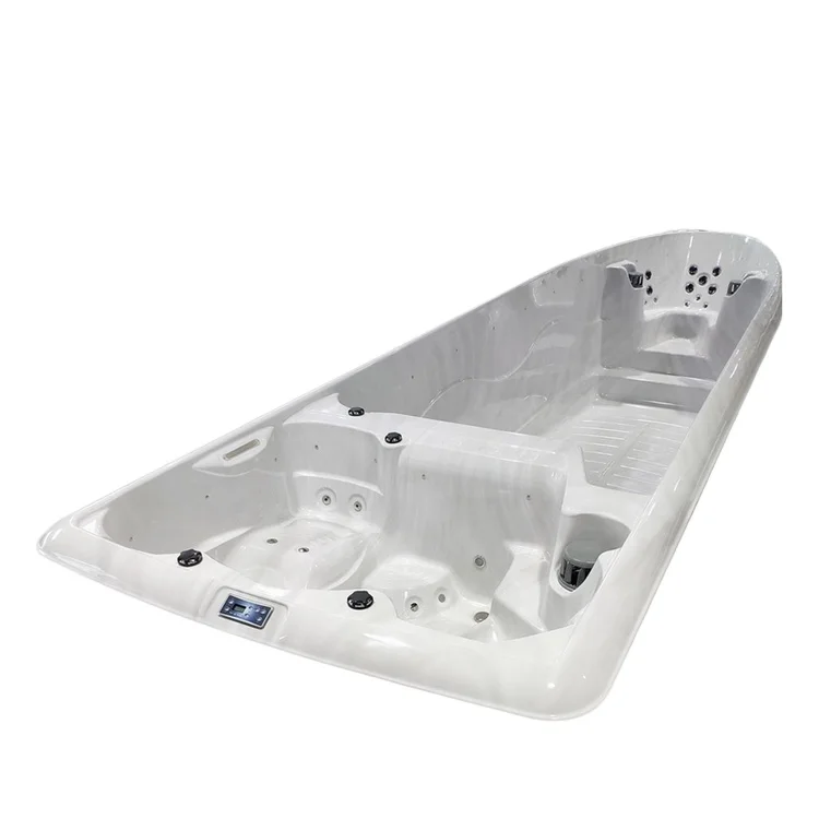 BG-6688 Acrylic Whirlpool Spa Hot Tub Outdoor 9 Meters Swim Spa Pool Endless Piscine Pool