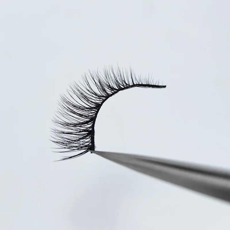 Private Label 3D C Curl False Eyelashes Silk Lashes Wholesale Individual Eyelashes Salon