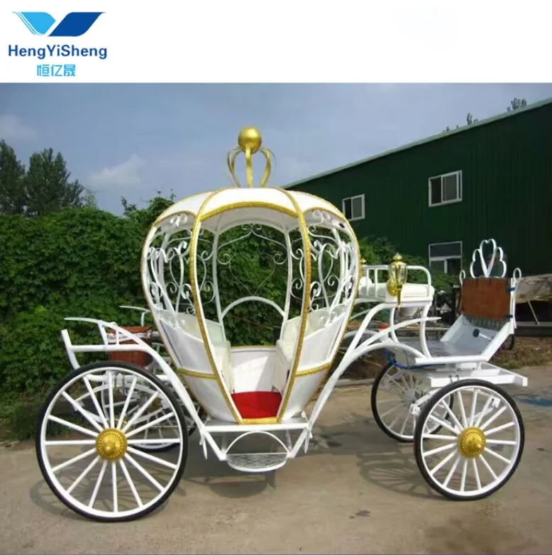 Wedding Tree Decoration Life Size Cinderella outdoor Horse Carriage (60556602500)