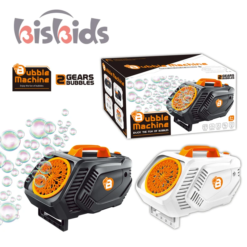 2023 Adult B/O Outdoor Portable Automatic Soap Bubble Blower Maker Toys Bubble Machine for Kids & Wedding Party