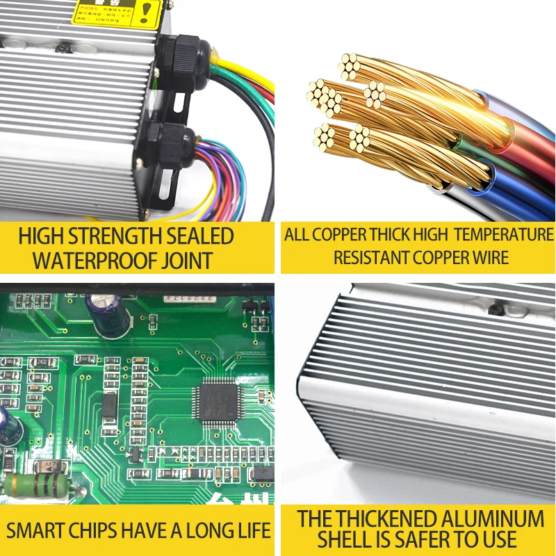 Electric tricycle low speed controller site ash dump truck engineering truck trolley warehouse four wheel flat car60V800W