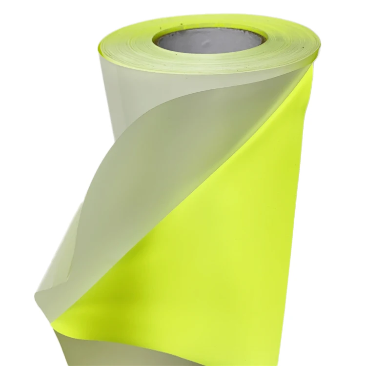 PU Reflective Heat Transfer Vinyl Fluorescent yellow Colors