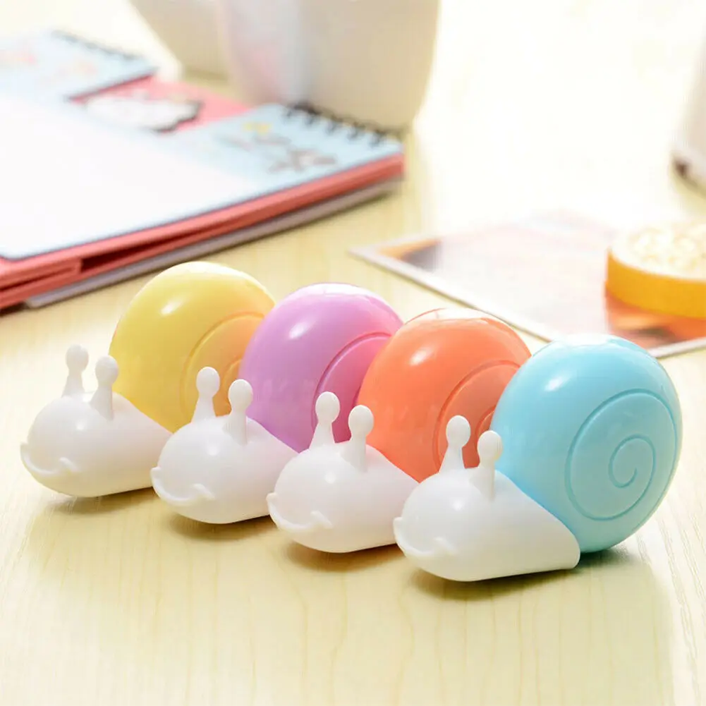 Hot Sale LULAND Eraser Snail Shape Students Use School Supplies Sticker Small Correction Tape
