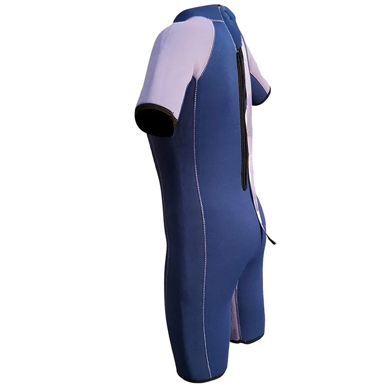 Customized Short Sleeve Children Zip Swimming Wet Suits 5Mm Neoprene Diving Surfing One Piece Kids Wetsuit