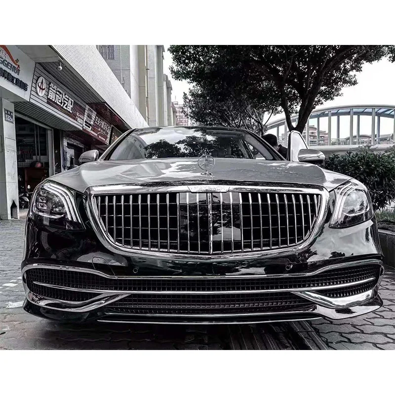 Автомобильные детали высококачественные бамперы из полипропилена для mercedes benz S-class W222 изменение на Maybach стильная Решетка переднего бампера