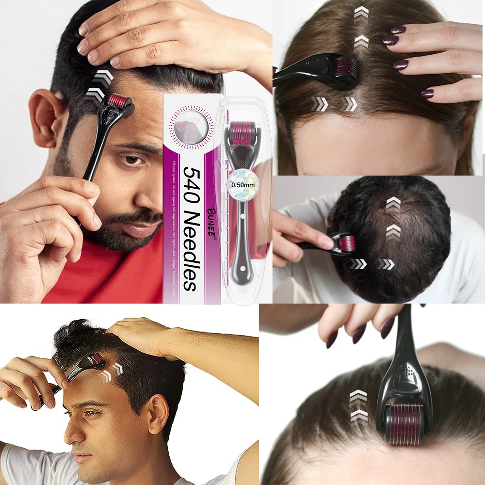 Derma Roller for Hair Regrowth Beard Growth Microneedling Derma roller 0.5mm Face Body Skin care Dermaroller