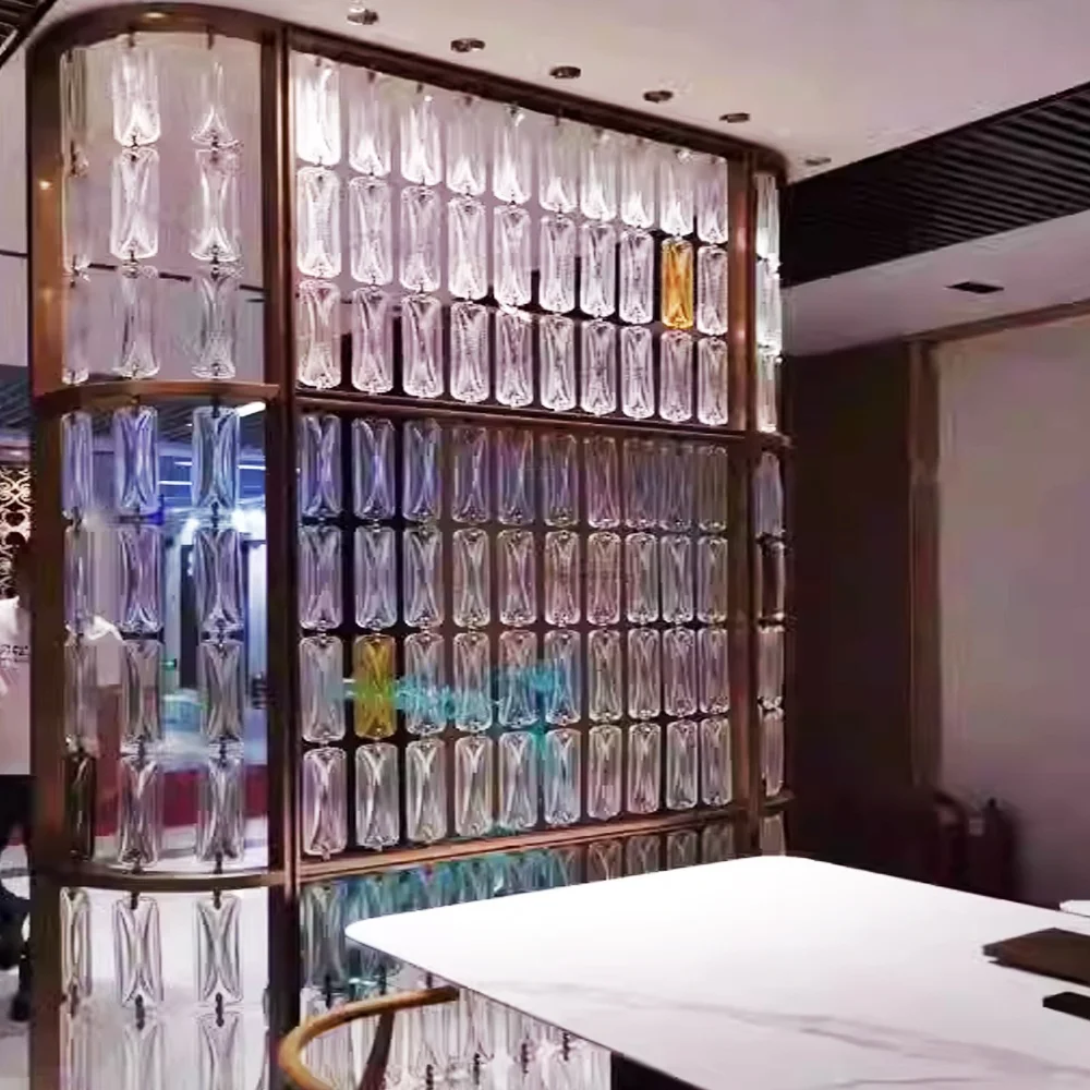 Home decor room divider screens decorative recycle partitions interior restaurant partition carved wall metal decorative panel