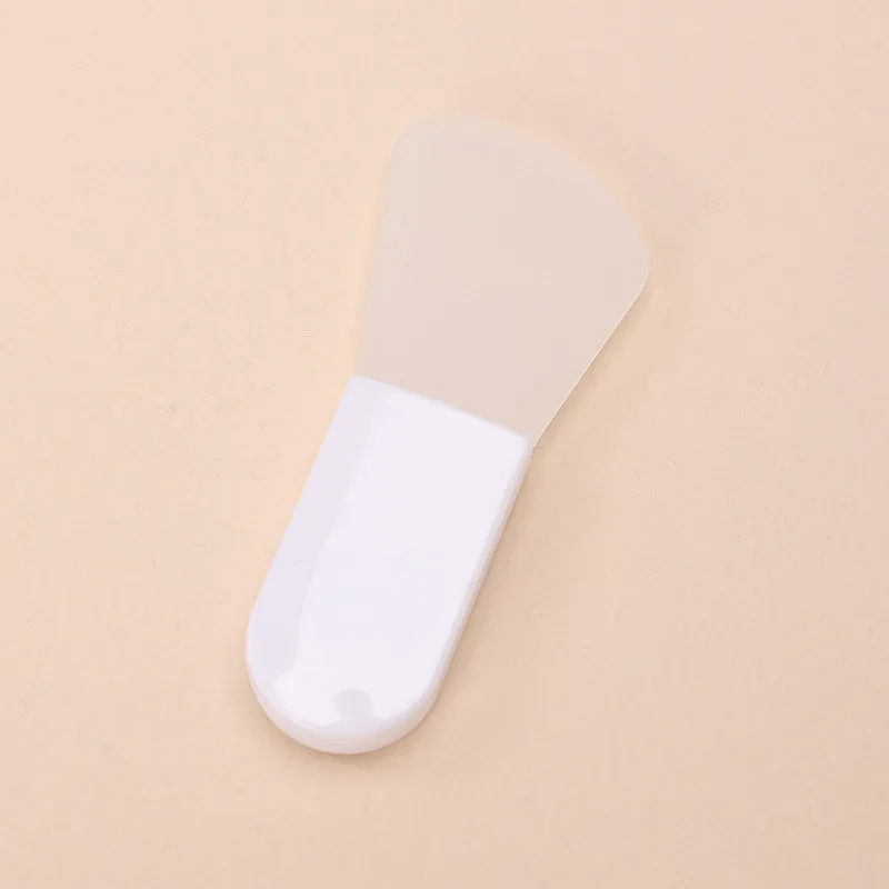 Portable Mini Silicone Facial Beauty Tool Fingertip Mic Brush with Short Handle for Lip Makeup Clay Coating Cosmetic Brush