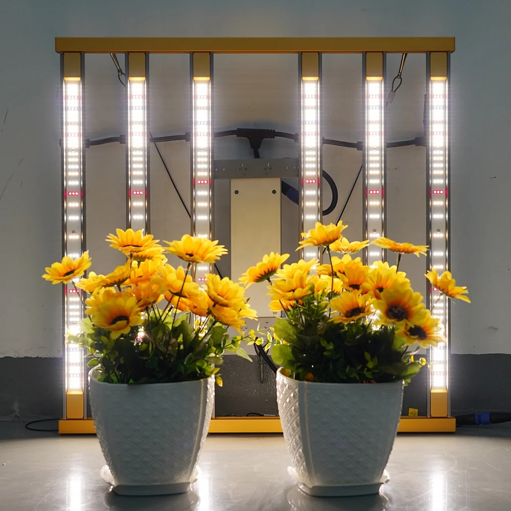 Cheap price 320W Samsung lm301h dimmable 6 bars plant lamp full spectrum commercial led grow light for farming Horticultue