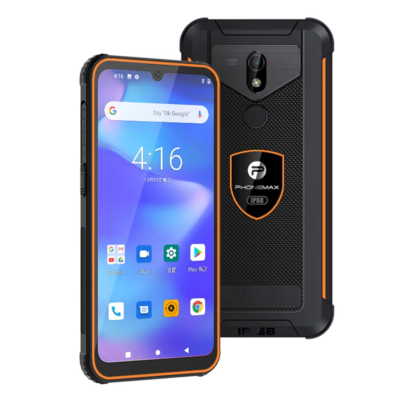 strong torch mobile phone Cheap 4G Rugged Phone 6GB/128GB Android 10.0 Octa Core Cellphone Waterproof 4G Rugged Smartphone