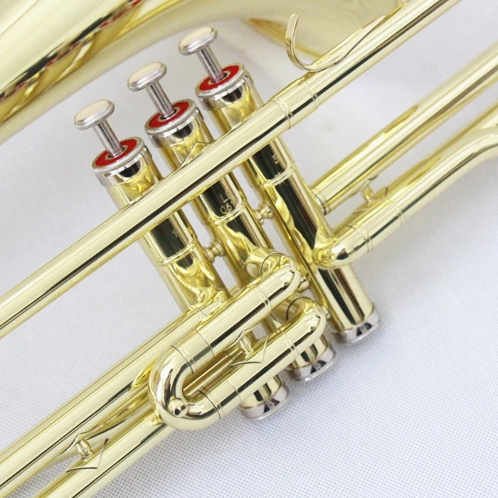 
Brass Body Cupronickel Valves Piston Trombone Wind Instrument (FTB-400) 