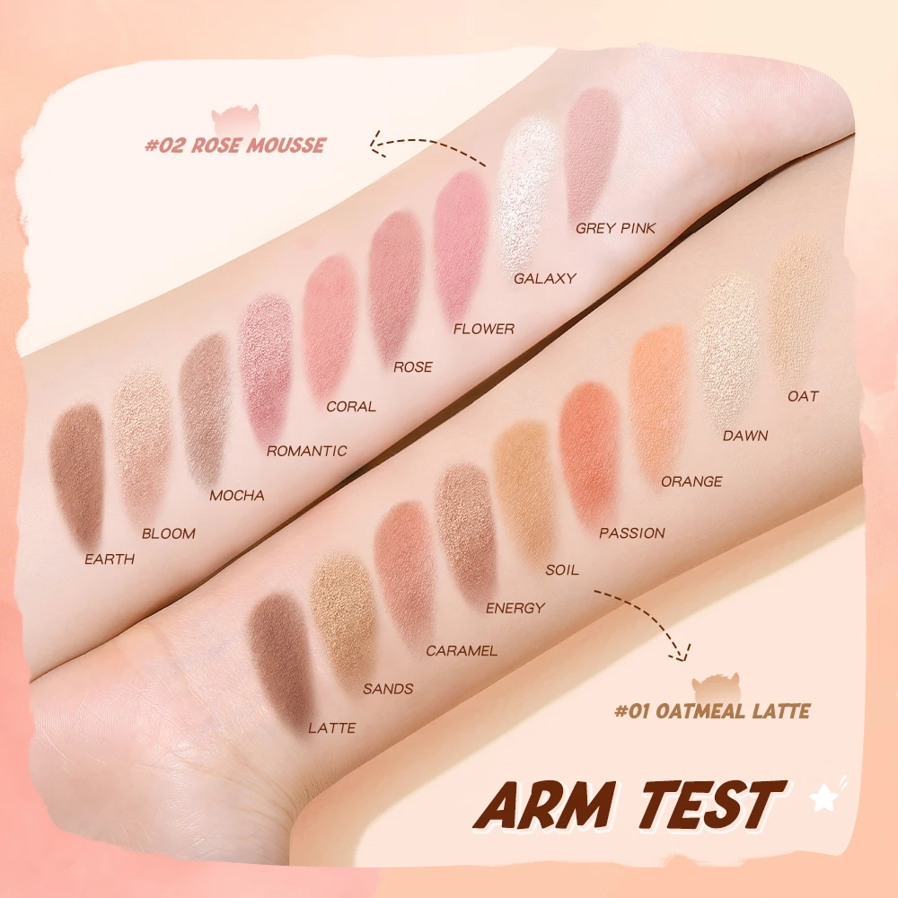 BANXEER 9 Colors Matte Eyeshadow  Nude Matte Eyeshadow Pink Matte Eyeshadow Palette