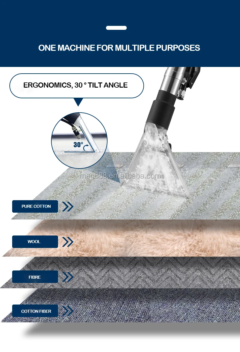 CP-9S PLUS Commercial Steam Carpet Cleaning Machine Vacuum Cleaner Portable Carpet Extractor