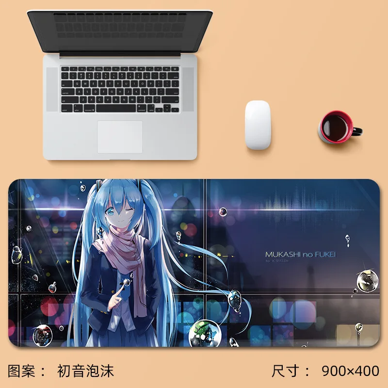 Customize Japan Anime Cartoon Cutr Sexy Girl Genshin Impact XXL Large Gaming Mouse Pad Keyboard Mat