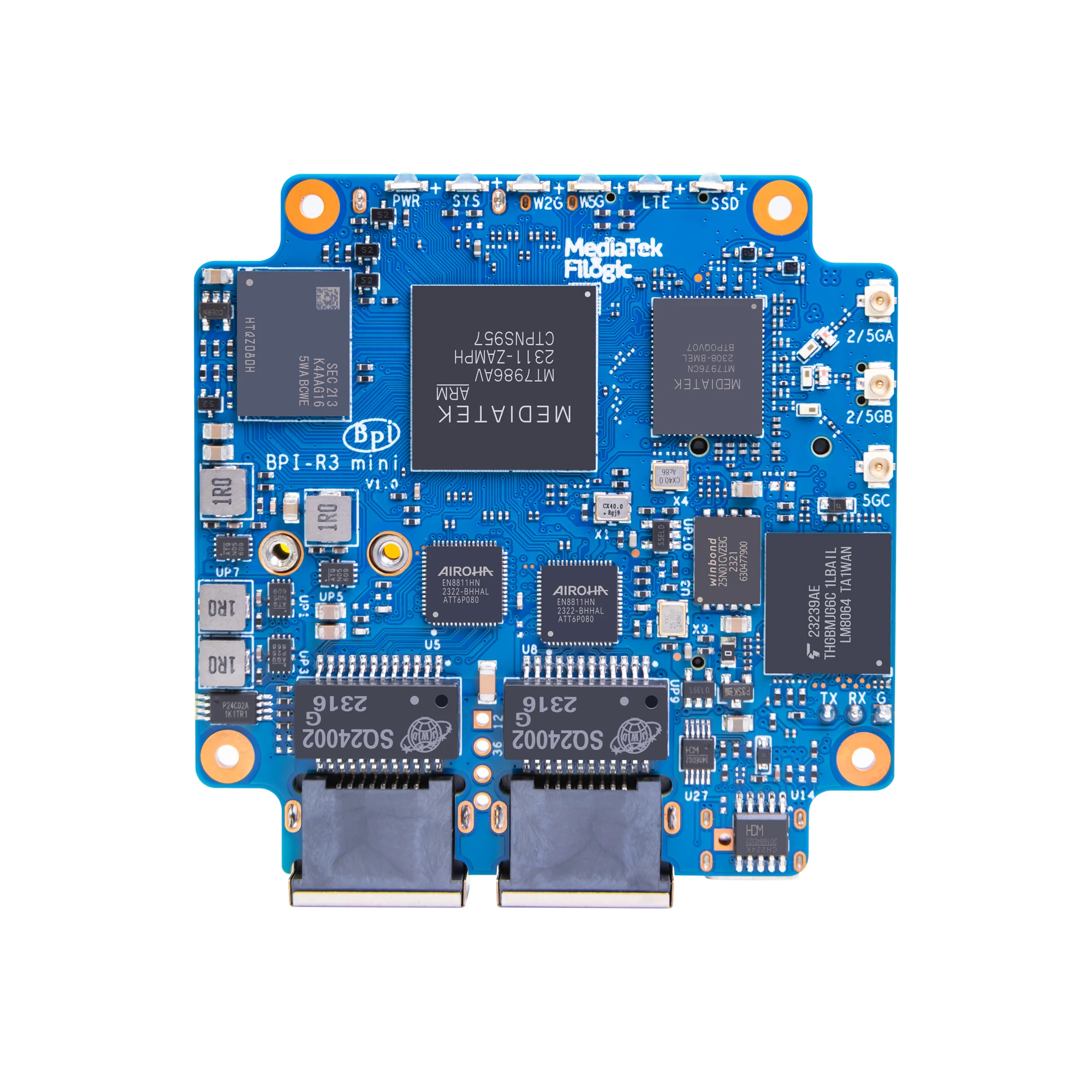 Customized product banana pi bpi r3 mini gateway router smart home internet controller board