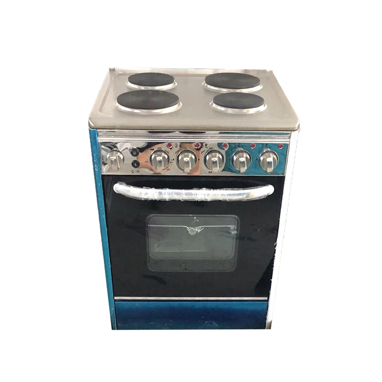 
Freestanding stainless steel kitchen integrated electric oven stove with 4 hot plate cooking range with oven 