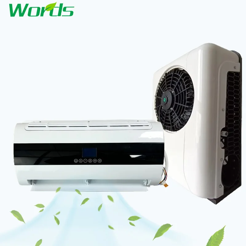 Air Conditioners For Truck 12 24 Volt Dc Air Conditioner for RV Semi Trucks Forklift Construction Vehicle Crane Excavator Van