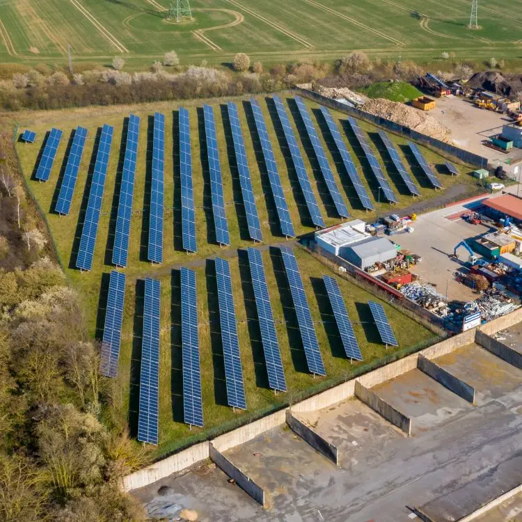 1mw 5mw 10mw Solar Power Plant On Grid Hybrid Power System Commercial Industrial Solar Panel System