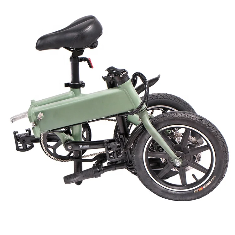 Foldable single person pollution-free green travel electric bike