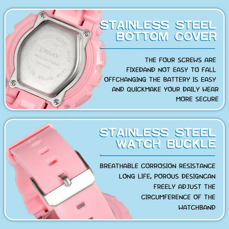 2021 DIRAY-216ADC branded watches brands women china sport watch for man