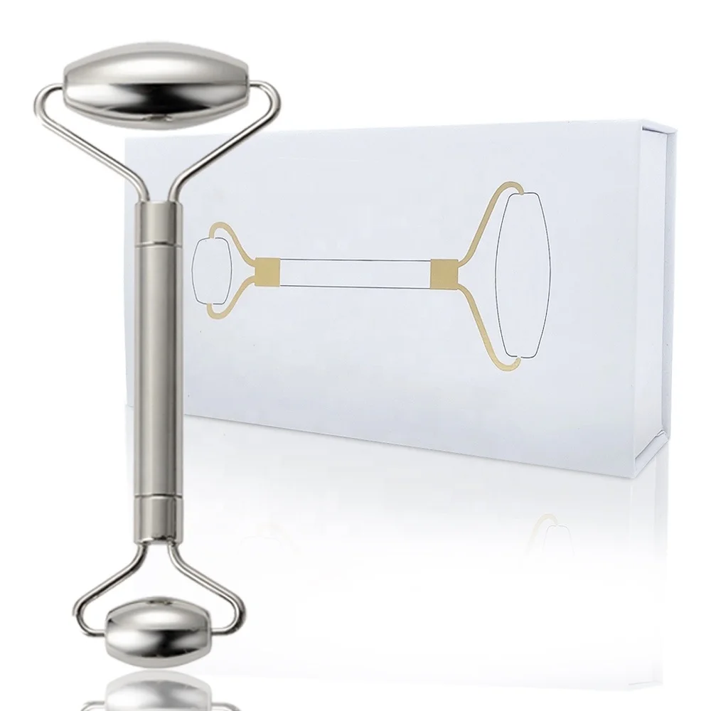 Stainless Steel Cryo Stick Globes Face ice massage Roller for Daily Skincare Routine and localized cryotherapy