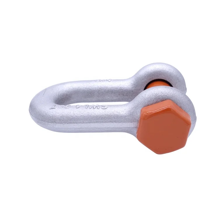 us type heavy duty green shackle hot dip galvanized g2150 d-shackle