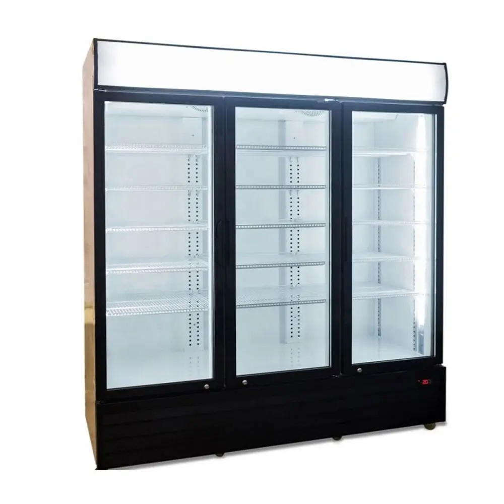 Commercial Double Layer Chiller Made in China Refrigerator Temperature Control 24 Bottle Coolers