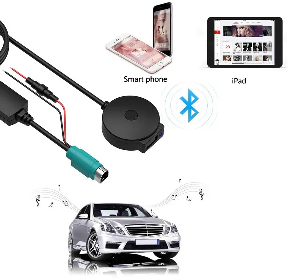 Комплект стереоконвертеров CHELINK Автомобильный USB-адаптер для кабеля с синими зубьями Alpine KCE - 422I ALP 236B CDA