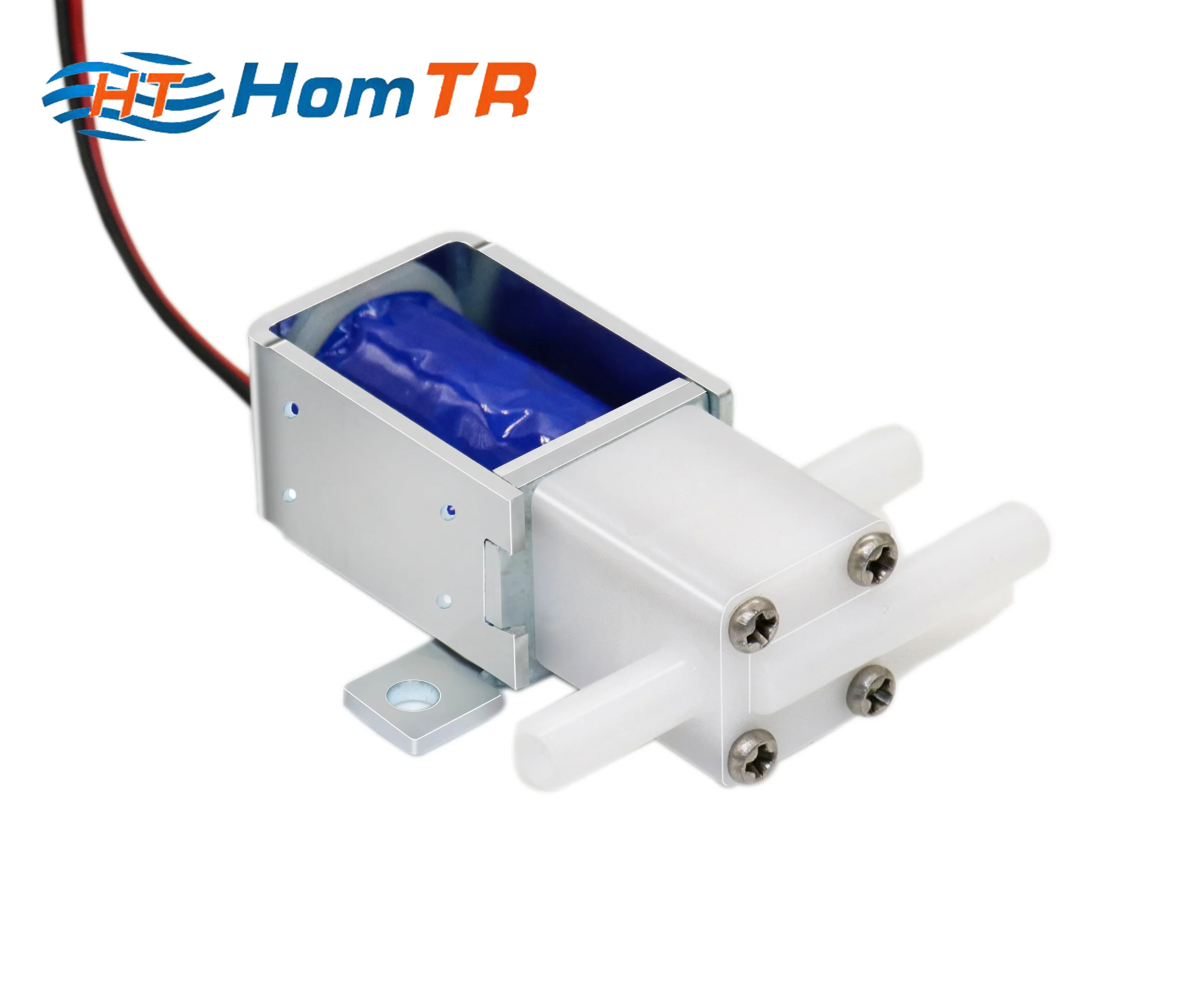 HomTR 2 Positions 3 Ways Dc 12v 24v Electrical Alloy Beverage Machine Water Solenoid Valve