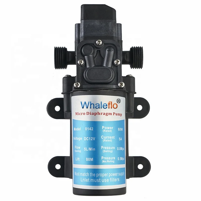 Self Priming Automatic Diaphragm Pressure Water Pump Factory 12V 60W 5LPM