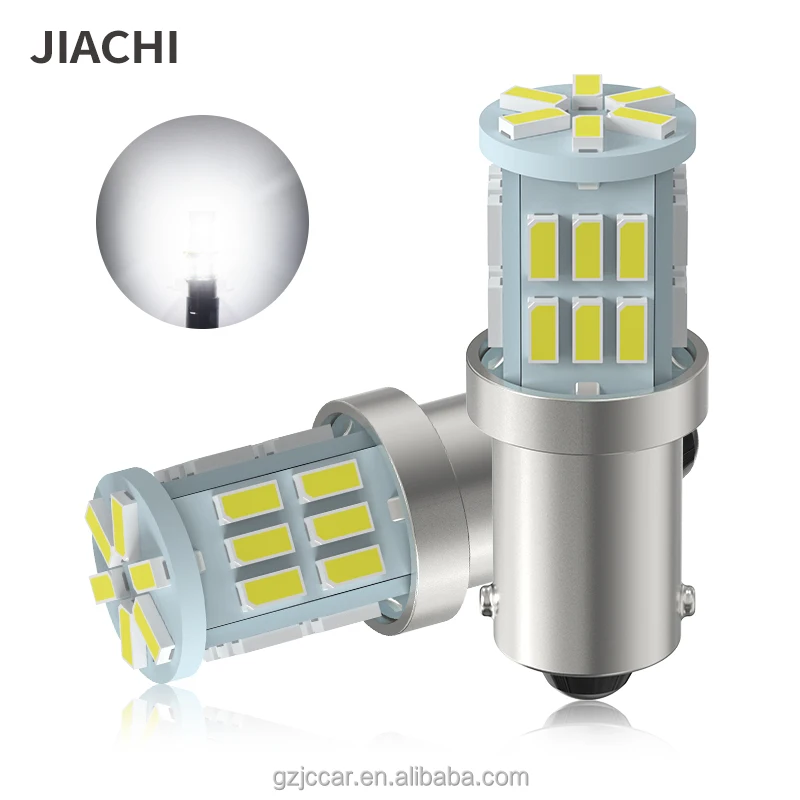 JIACHI FACTORY Super Bright 6500k T11 BA9S Car Led Bulb Lamp T4W H6W Auto Parking License Plate Light 3014chip 30smd DC12v White