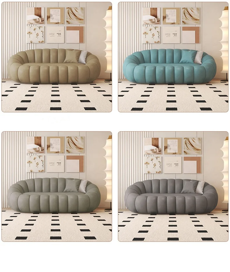 Modern luxury waiting area furniture set nail salon waiting sofa bench seating barbershop waiting chair for hair salon