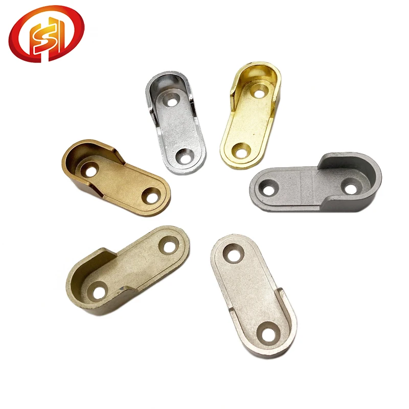 Artistic And Durable Zinc Alloy Furniture Hardware Wardrobe Support Rob Clothes Tube Support