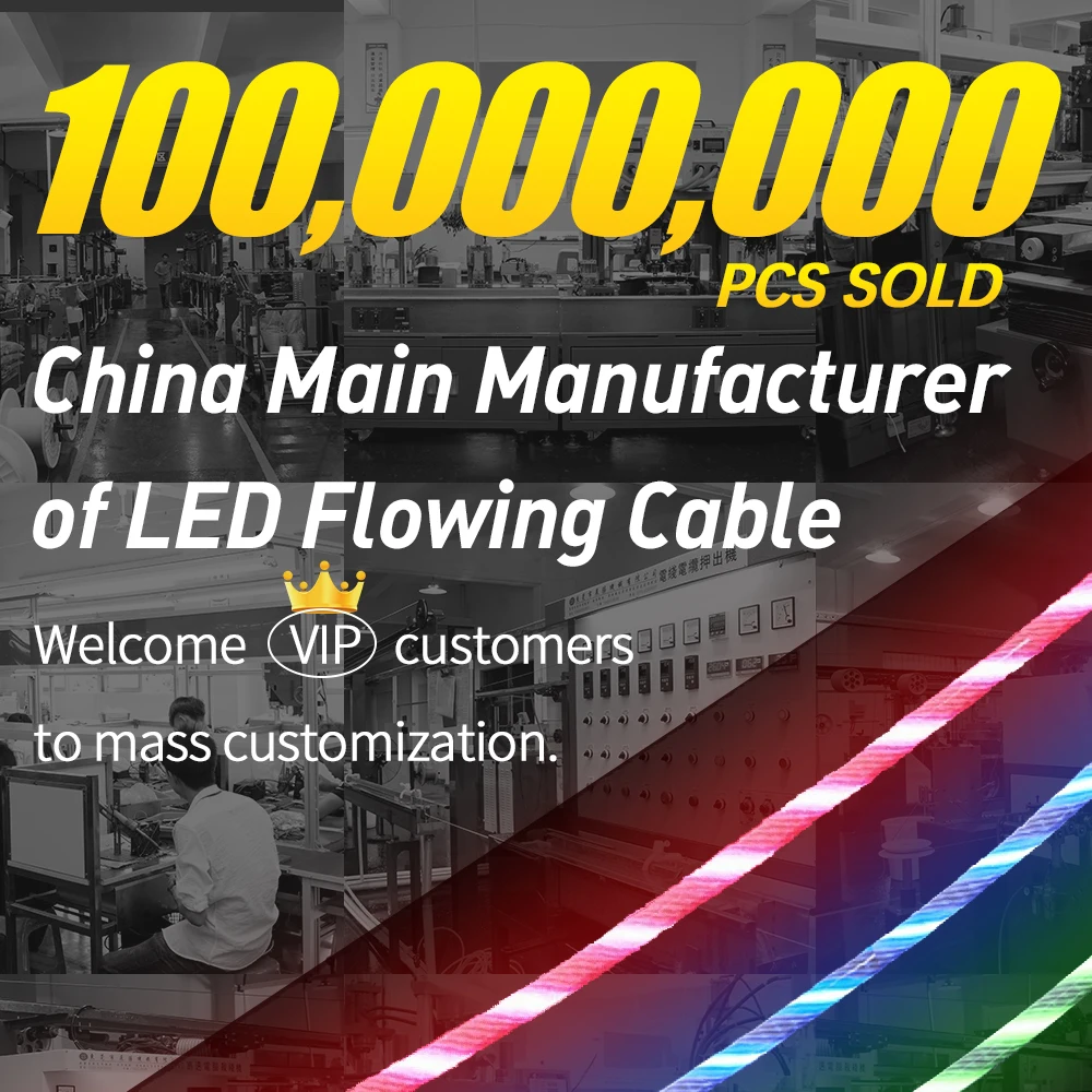 Free Sample Mobile Phone Cable Magnetic Charger Luminous LED Light Up Magnet Cable Charging Glowing USB Cables