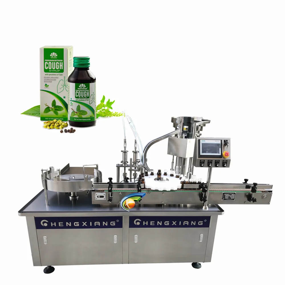 2ml to 20 ml Bottle Production Lines for Glass Plastic Bottle Bottle Syrup Oral Liquid Filling Machine