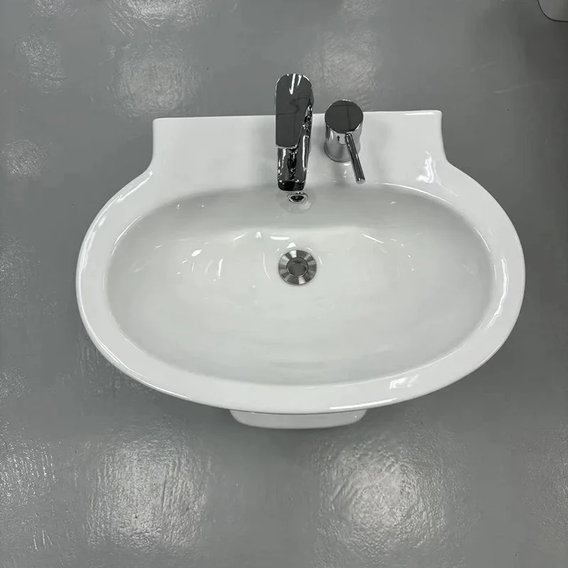 Wudu sink Pedestal ceramic bathroom sink farmhouse Washing free standing foot washer hotel Courtyard Muslim vanity Arabic hot
