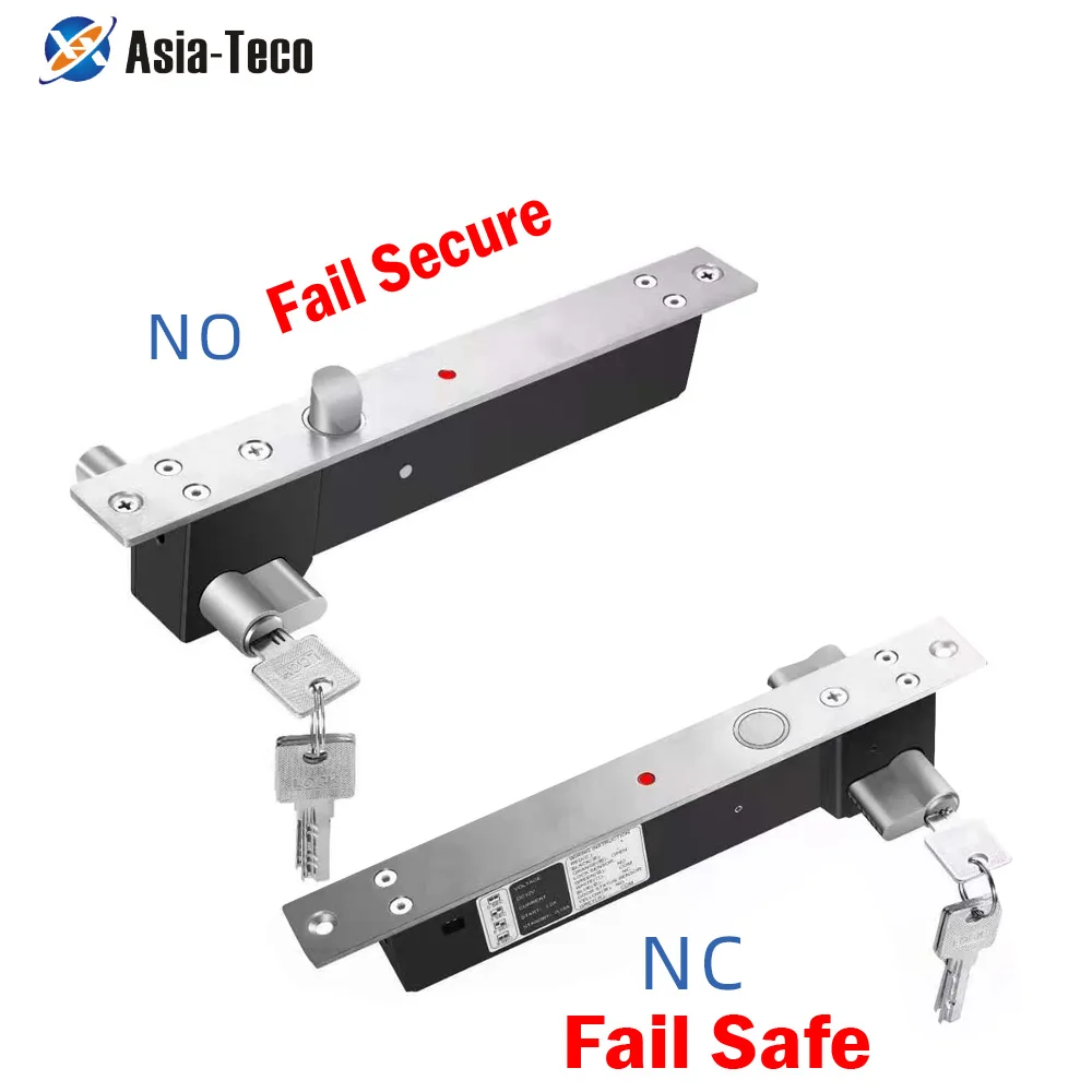 Electronic Door Lock Electric Access Control Bolt Lock Safe Secure Mortise Lock Time Delay Function