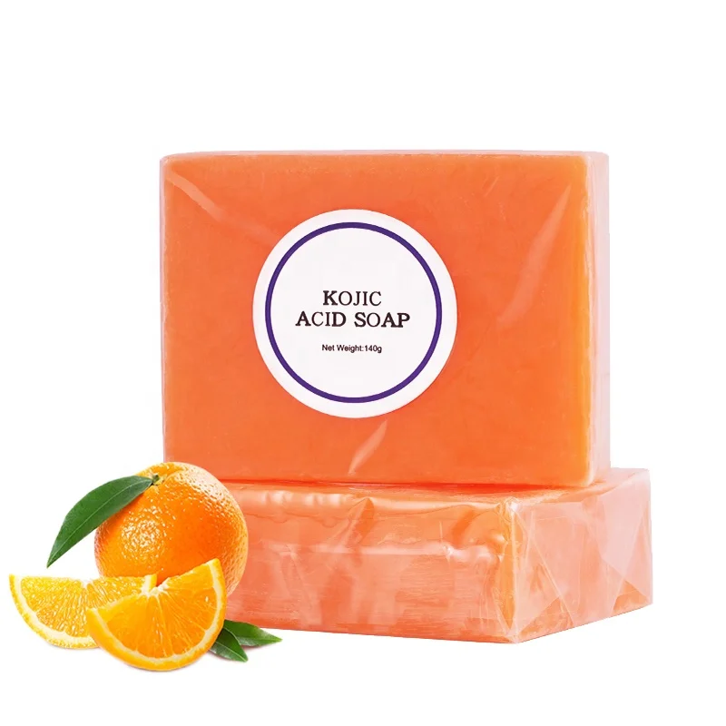 Custom High Quality Natural 140g Gently Cleansing Organic Whitening Kojic Acid Soap