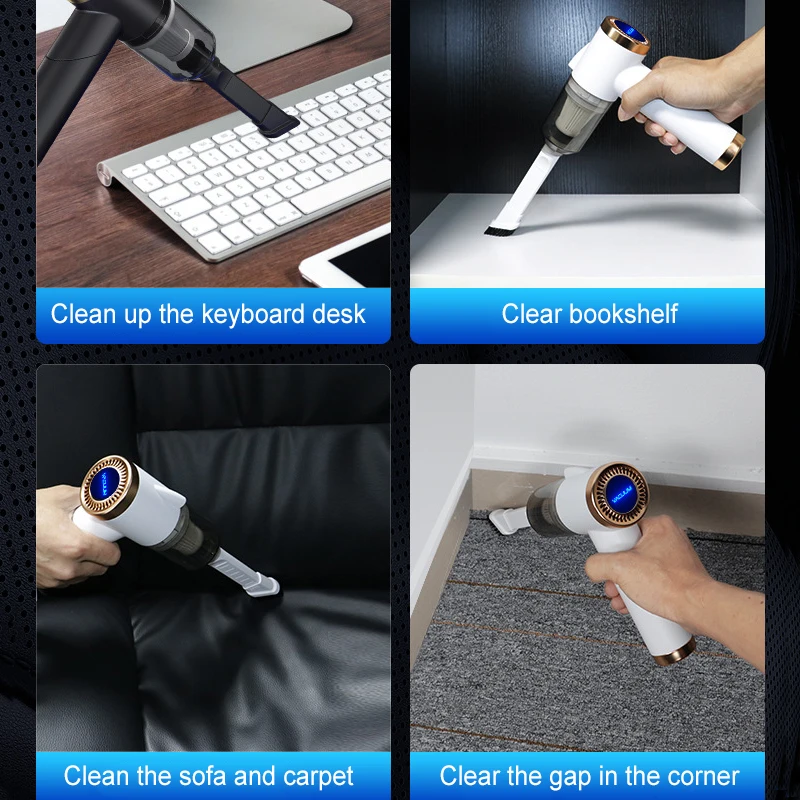 2021 new product car vacuum cleaner wireless high-power mini folding strong suction handheld wireless car vacuum cleaner