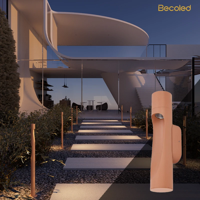 Modern Outdoor LED Wall Light Aluminum IP65 Waterproof Long Strip LED Garden Light For Wall Mounted Decoration Lighting