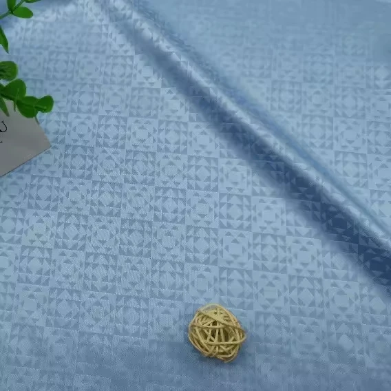 new Popular element triangle check satin jacquard textile Printed bottoming cloth fashion dress fabric